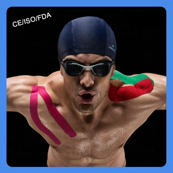 
Sports safety guard medical adhesive elastic hypoallergenic latex free muscle tape 