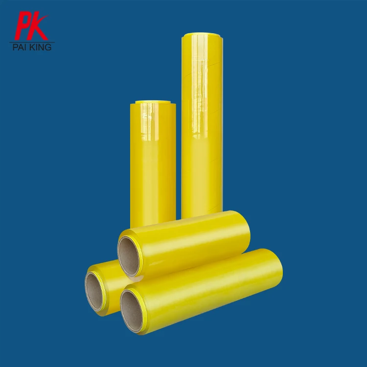 Pvc cling film for keeping food fresh plastic core paper roll pvc cling film food wrap
