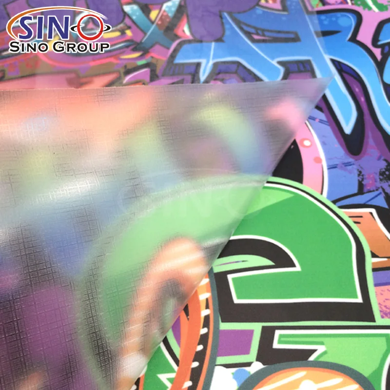 High Quality Eco Solvent Printing Matte PVC Flooring Cold Lamination Vinyl Film