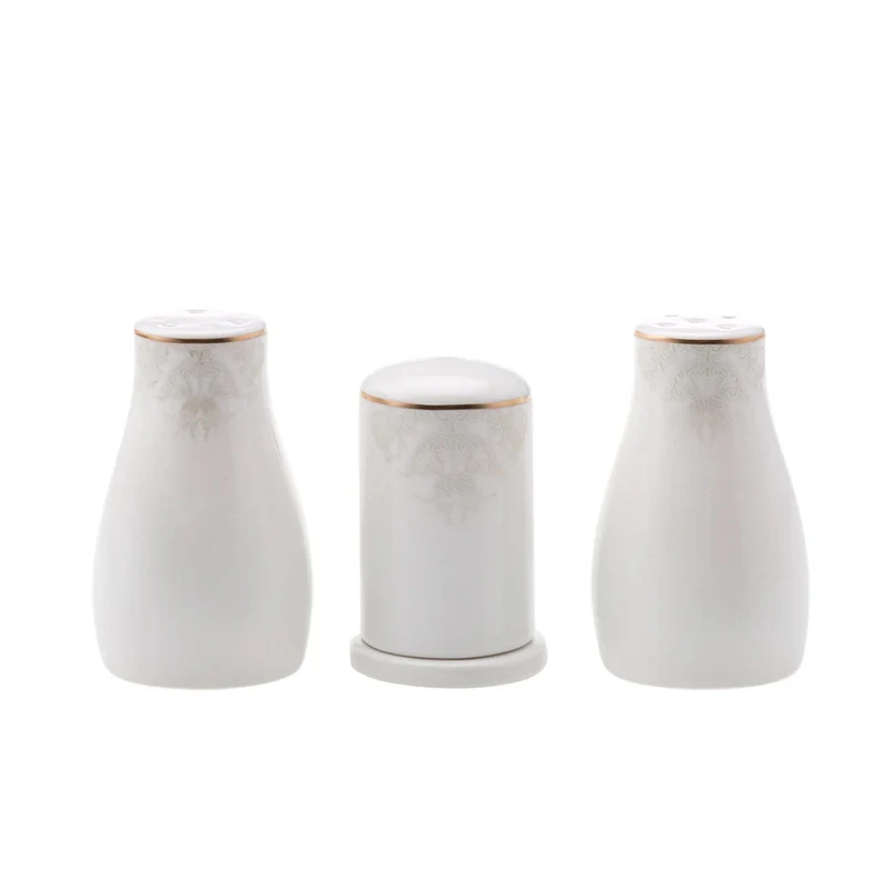 new bone china gold 60 Pieces Dinnerware Set for 12 People Gold porcelain dinnerware sets for hotel restaurant