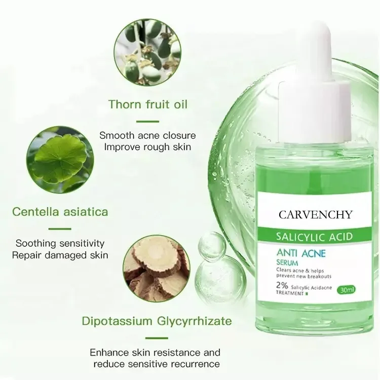 Acne Breaking Serum Anti Acne Salicylic Acid Acne Scar Removal Treatment Skin Care Face Serum