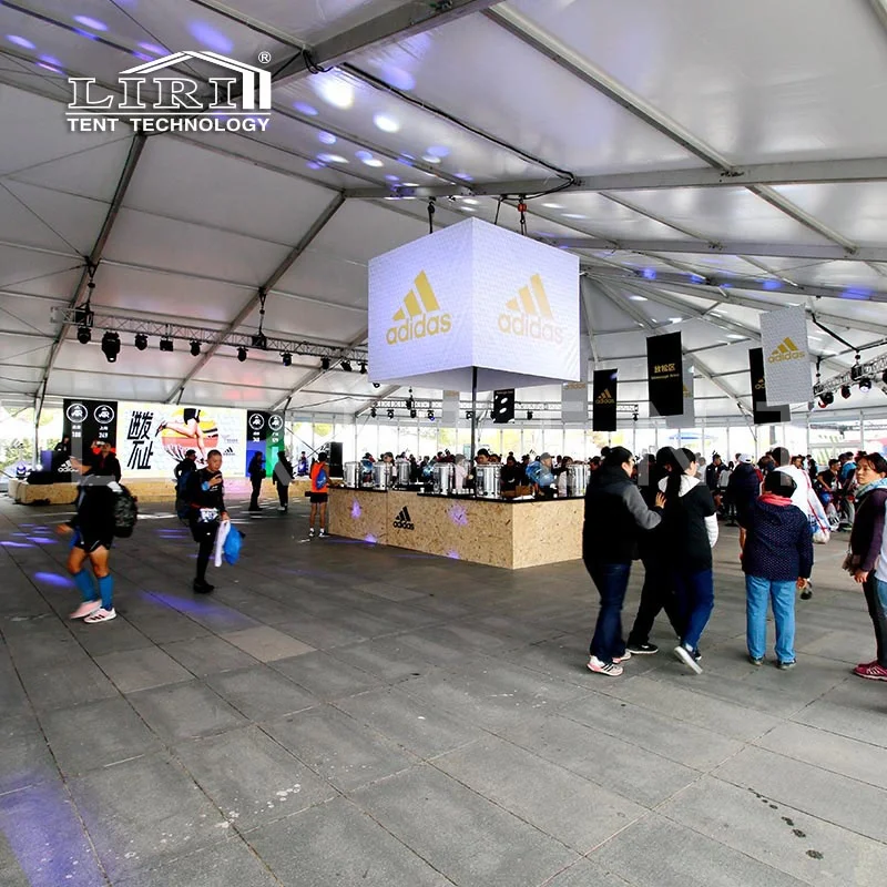 New Style Multi Side Circle Marquee Events Personalized Tent for Running Marathon