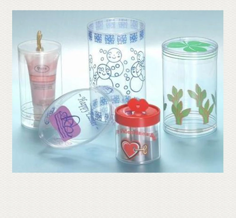 Hot Sale Custom Cylinder Plastic Packaging Tube with Lid & Printed Logo