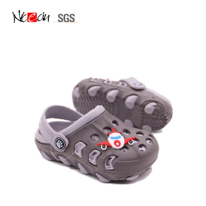 Nicecin, новый стиль, сабо, летние сандалии для мальчиков с украшением самолета