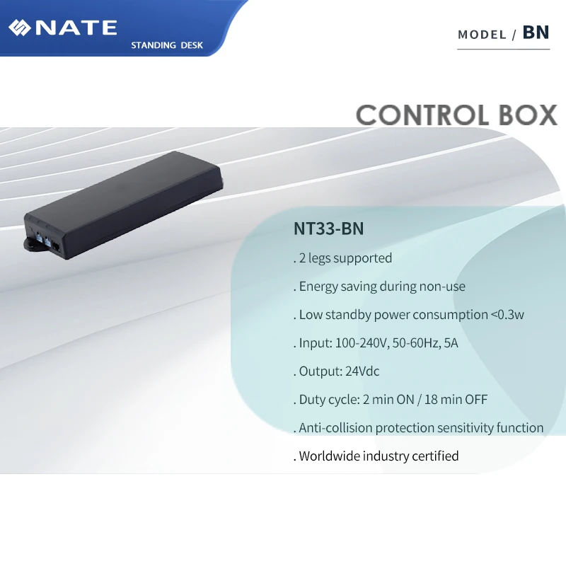 BD Office Adjustable Height Sit Stand Up Desk Accessory  Power Control Box For Electric Height Adjustable Standing Desk Frame