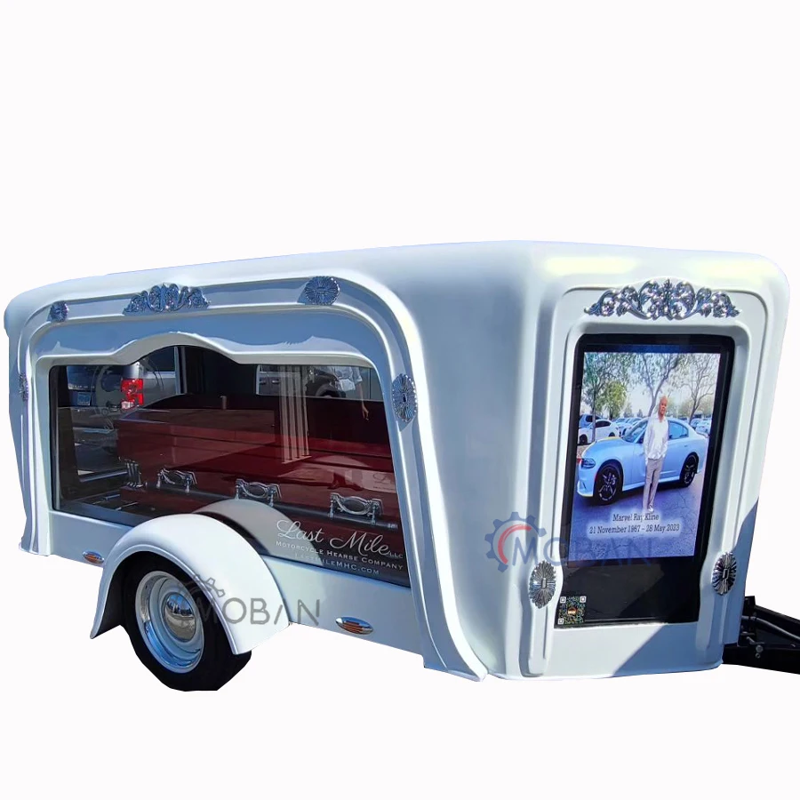 American Hearse Horse Drawn Funeral Car CE two-axle tow hearse Funeral Vehicle