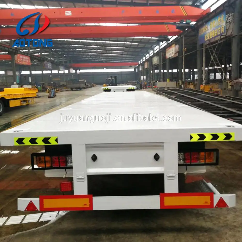 new and used flat bed semi trailer flatbed platform container carrier truck trailers