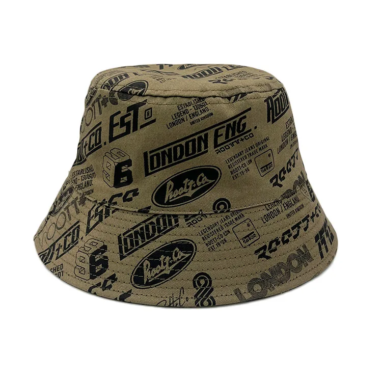 Wholesales Mens Hip Hop Graffiti Bucket Hat Print Bucket Hat Bulk For Women Outdoor Casual Fishermen Hat Summer Sun-Shielding