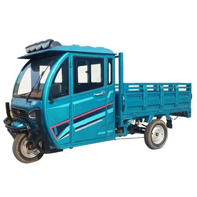 Cheap Closed Cabin Delivery Electric Cargo Tricycle Scooter 3000w Electric Tricycle Truck For Adults