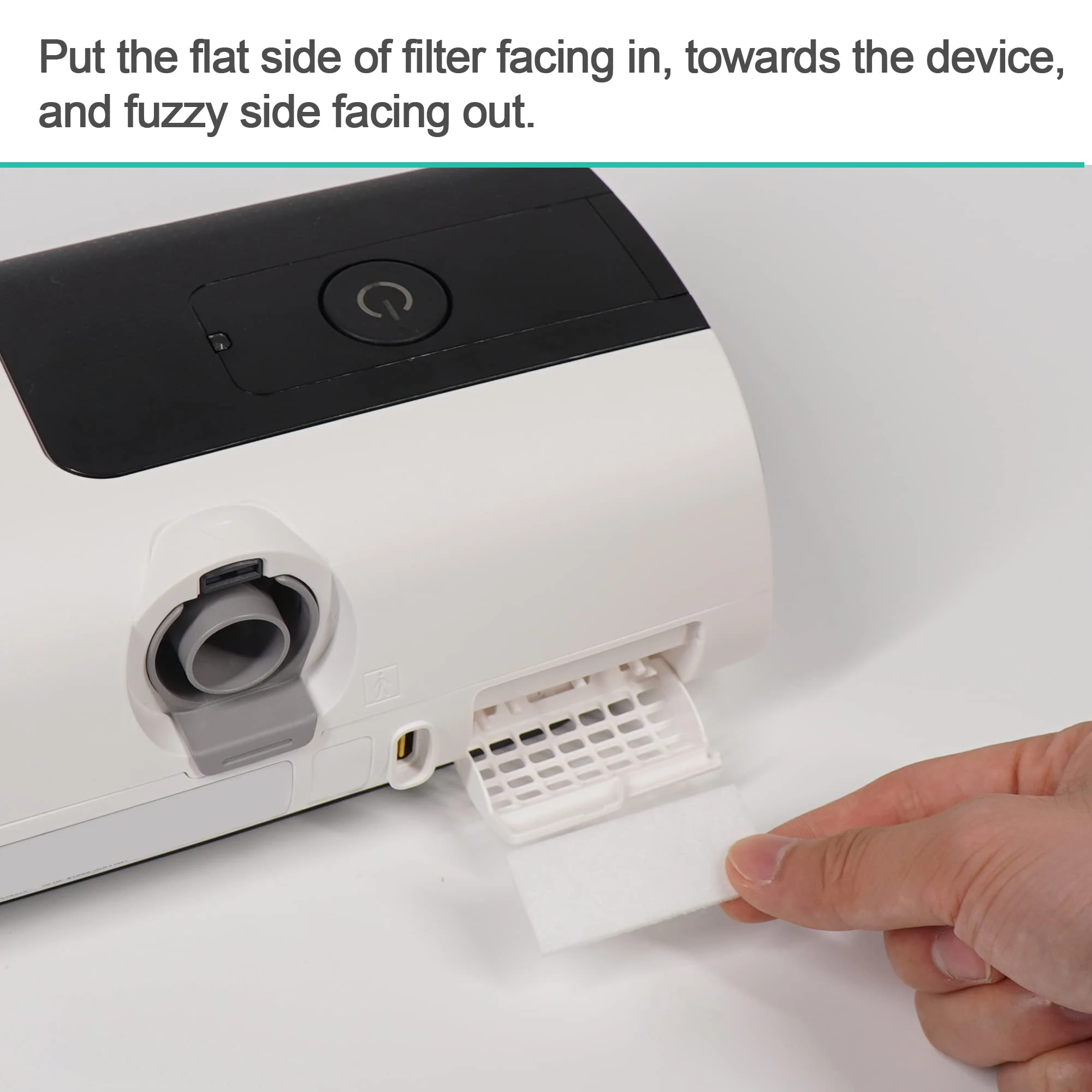 40pcs a Pack Disposable CPAP Filters - Compatible with The ResMed AirSense 11 Machine