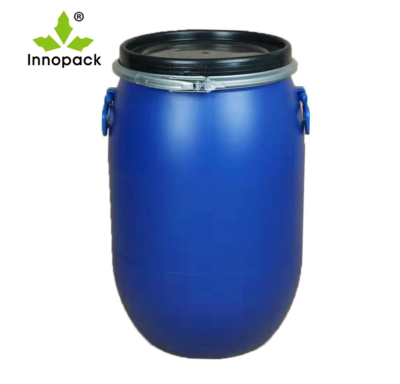 HDPE 30 L empty barrel with screw lid plastic container