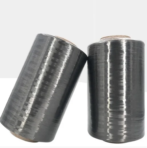 Нить из углеродного волокна 3k 6k 12k 25k 50k высокопрочная нить из углеродного волокна для ткани