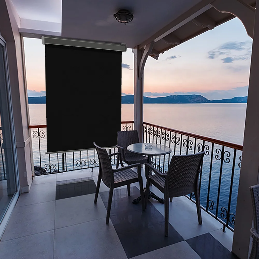 Aluminum outdoor Double Side Retractable Side Awning