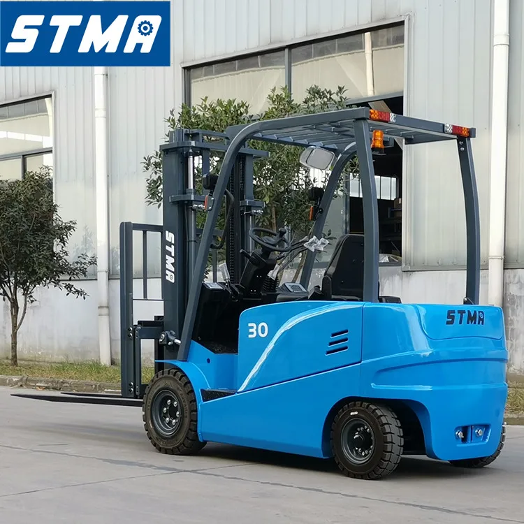 Вилочный подъемник STMA, 3 тонны, Электрический подъемник с полным светодиодным светом