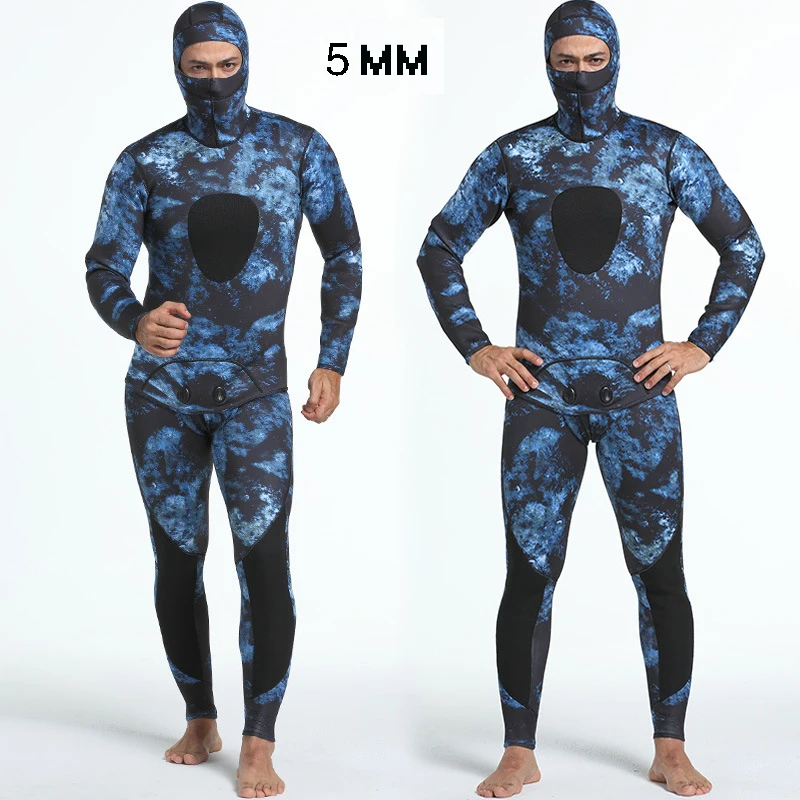
Camo Diving suits two piece set Spearfishing Suit 