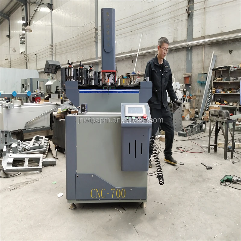 Cheap Made in China aluminum hinge hole 3 in 1 lathe drilling and milling machine cnc copy router