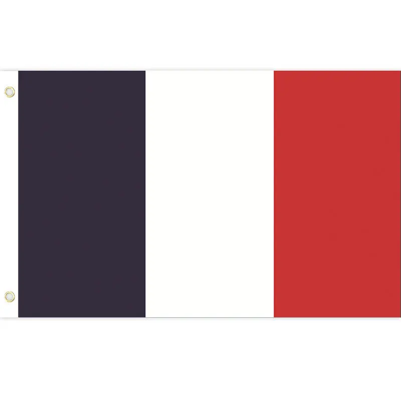 Wholesale Custom Flying Polyester All Countries Black White Red National Country Flag 3*5ft 90*150cm French Countries Flag