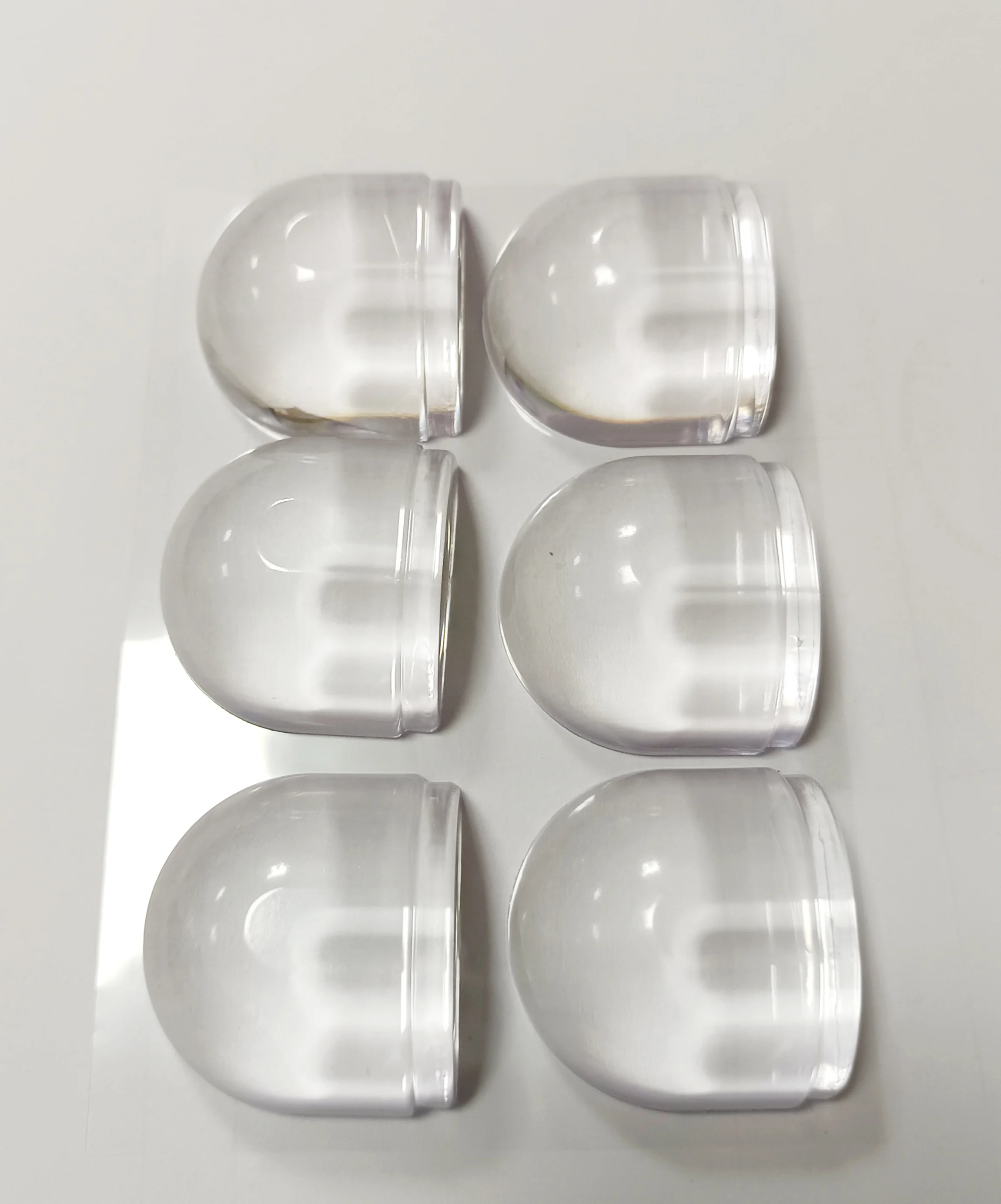 PU Door Stopper Silent Impact Proof Doorstop Manufacturer Clear Acrylic silicon Round No Need Punch Holder Door Stop Home Wall