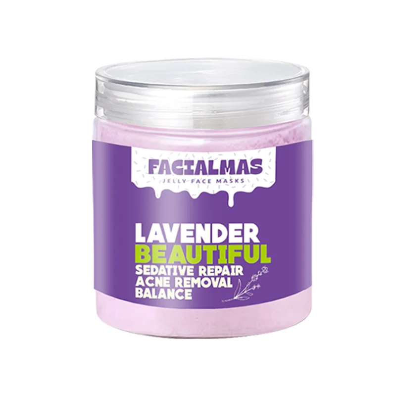Whitening Mask Facial Powder Organic Natural lavender Clay Modeling Jelly Hydro Jelly Private Label Mask Powder