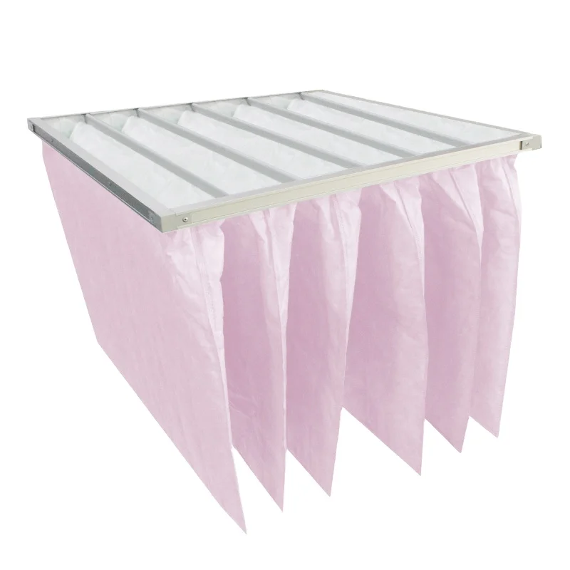 Высококачественный мешок Фильтр поставщик карманный воздушный фильтр средней эффективности синтетический