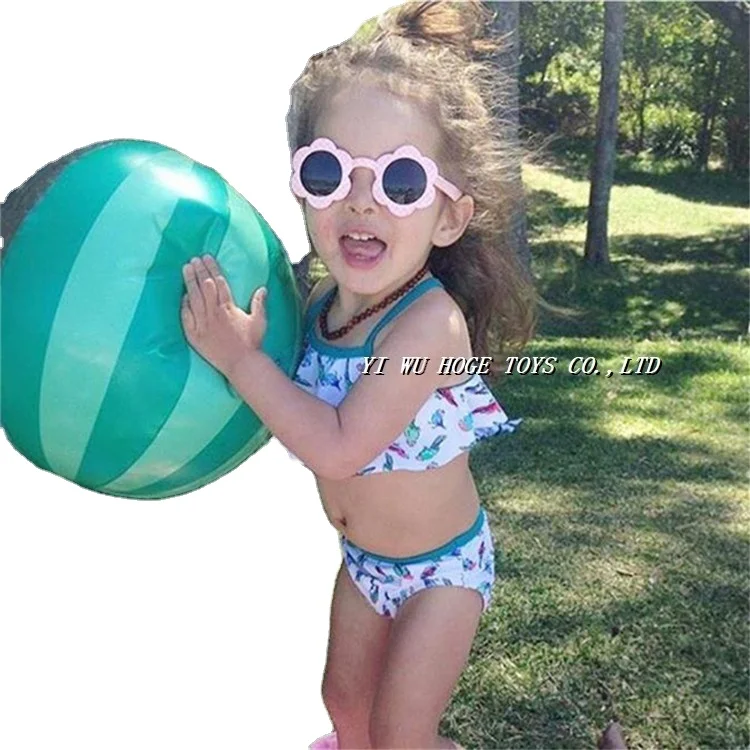 Top quality 6 P PVC watermelon inflatable beach ball for the vacation