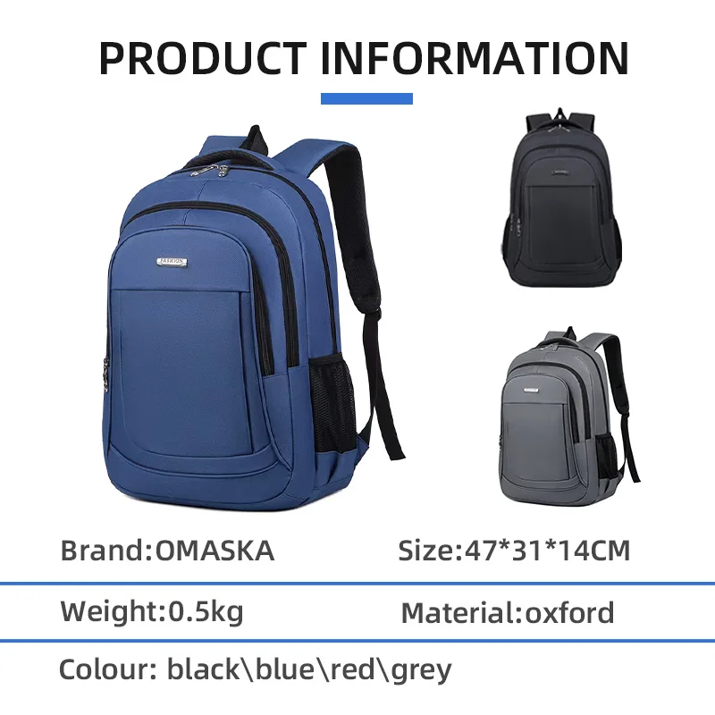 OMASKA Wholesale  Sport Backpack Nylon Laptop Backpacks School Bags Unisex Backpack School Bags