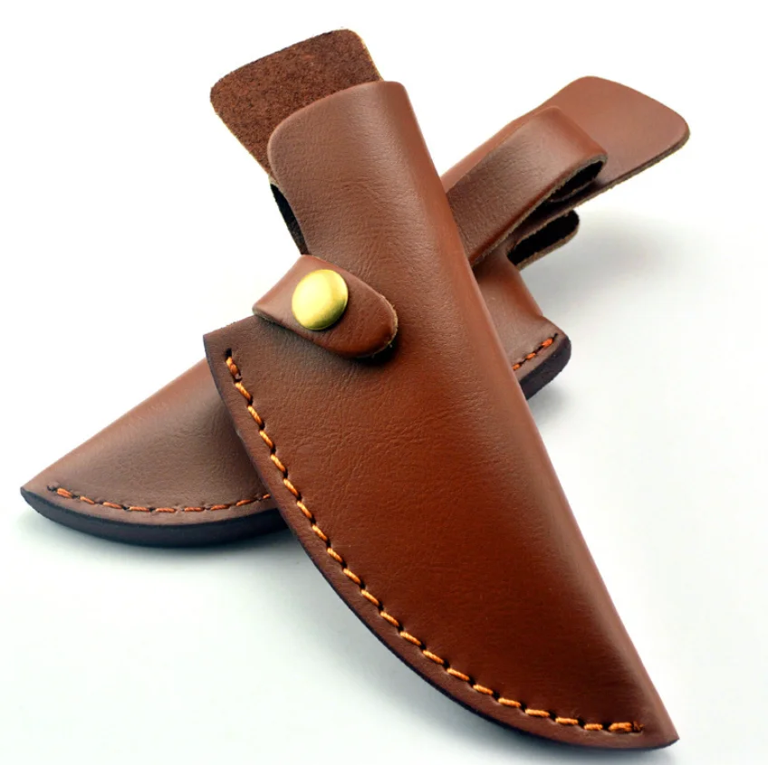 Vegan Leather Knife Sheath Hunting Holster Knife Carrying Holster
