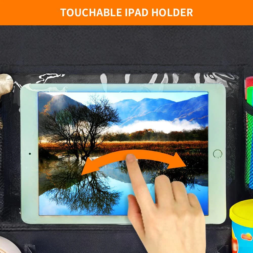 BSCI Car Backseat Organizer with 9 Storage Pockets