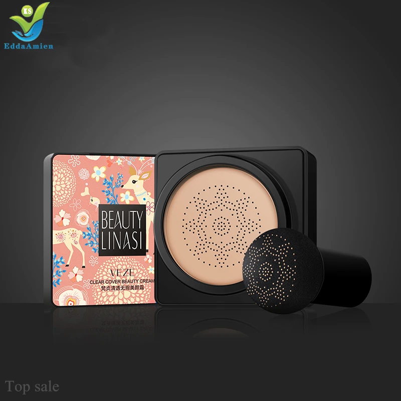 Natural Air Cushion Bb Cream Korean Cosmetics Mushroom Head Air Cushion CC Cream Foundation Cream for Face Makeup Concealer
