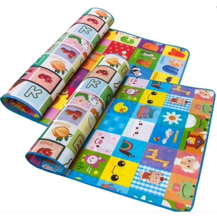 Baby Toddlers Play Water Proof Soft Folding XPE Crawling Dual Sided Printing Pad Mat