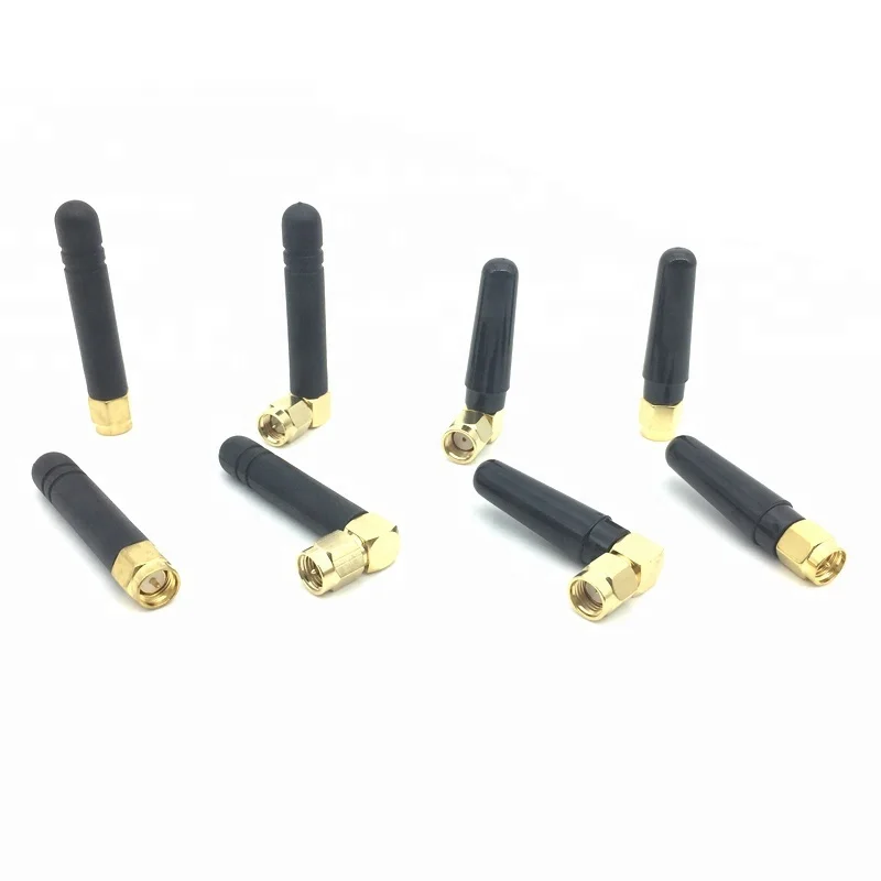 433 МГц Gsm 2,4 ГГц 2 дБи Мини Wifi Всенаправленная резиновая утка антенна Sma Male