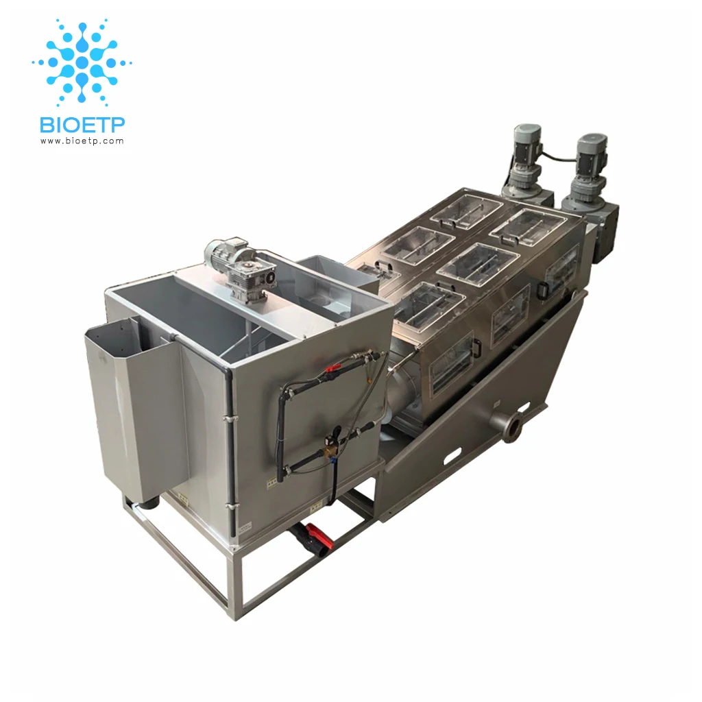 Original Factory Screw Press Sludge Dewatering For Water Purifying Plant