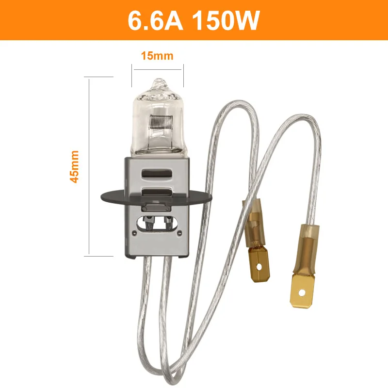 6.6A 64361 HLX-Z/C 150-15 PK30 6.6A PK30D 150w and DCR Halogen Lamp Bulb for Aircraft