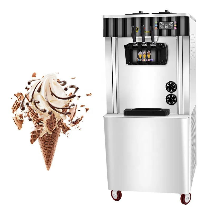 42-48L(11~12.5gal)/H Output Commercial Soft Ice Cream2650W Ice Cream Maker