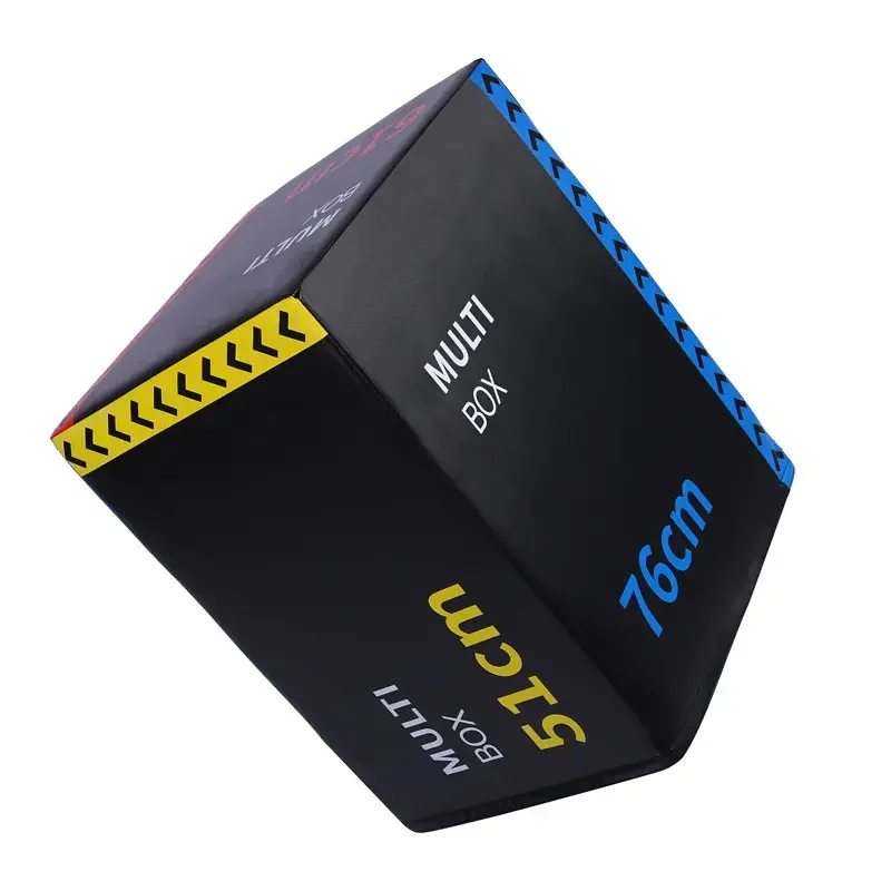 3-in-1 PVC Soft Gym Training Jump Box Multi-Use Plyo Boxes for Fitness