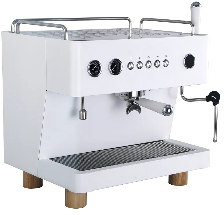 Hot Sale Single Group Commercial Espresso Machine With Mulit Boiler and Rotary Van Pump For Cafe CRM3143