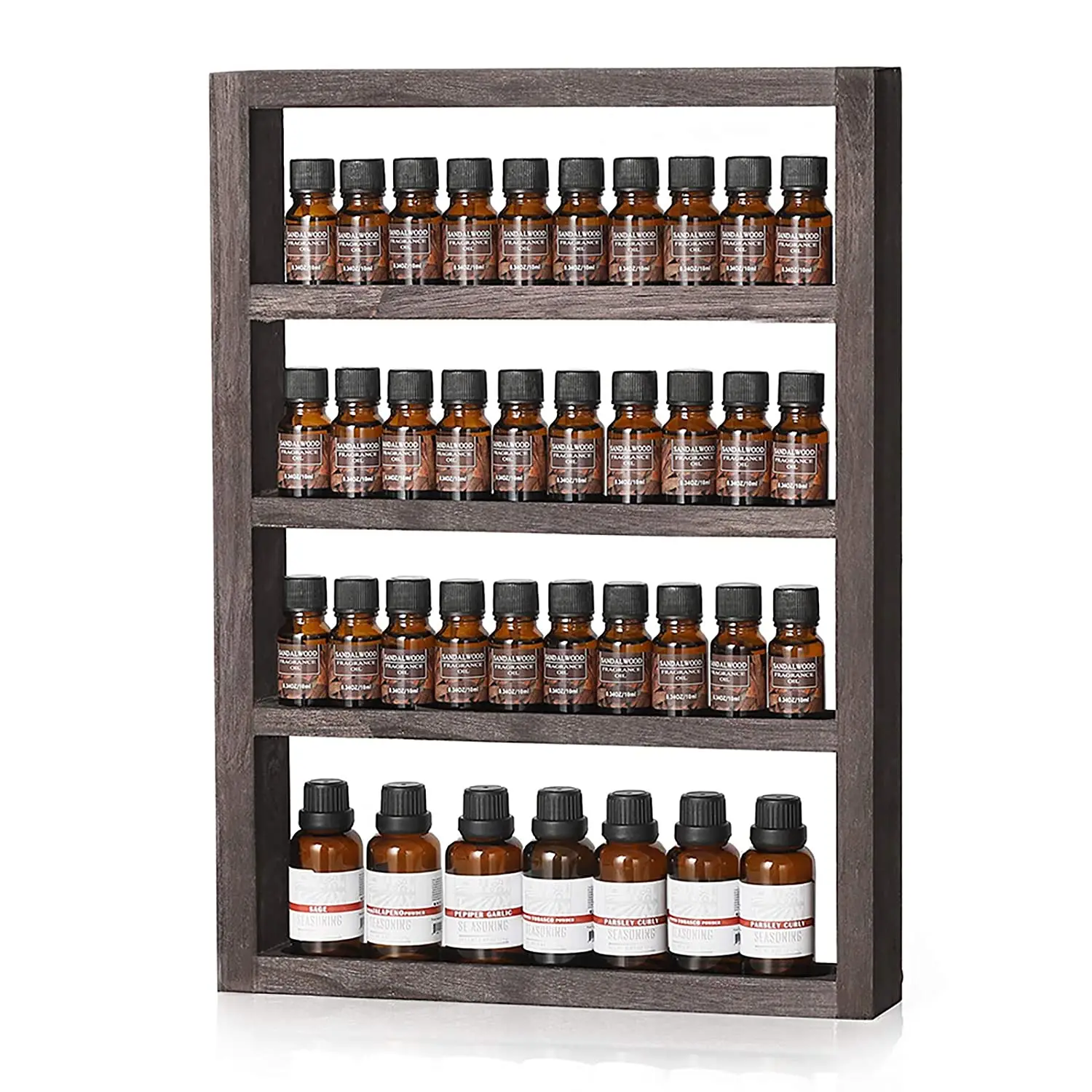 4-layer wall-mounted display essential oil rack for wall nail polish finisher