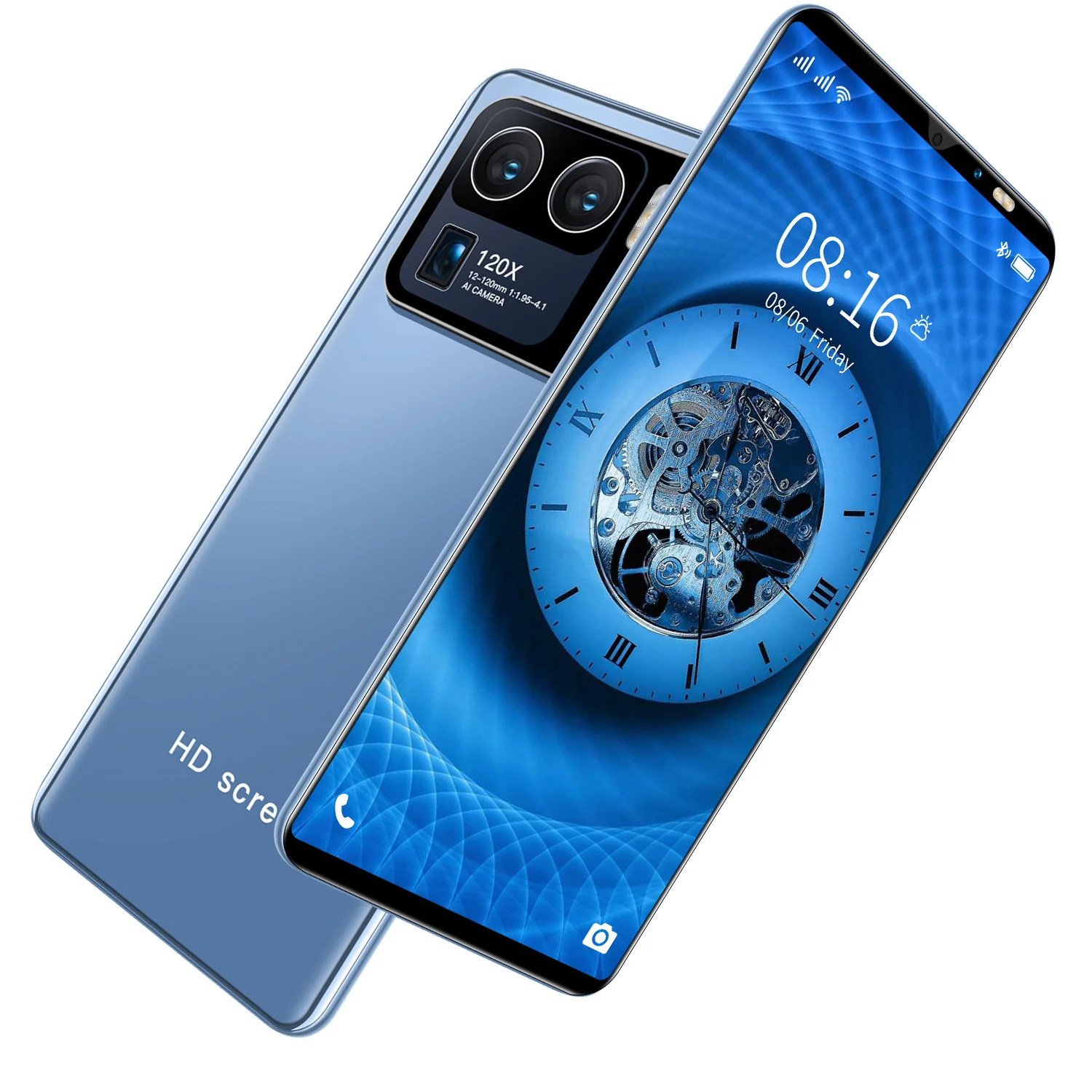 M20 Utra 4K HD Screen Original Wholesale Android Phone WPS Office Android10.0 Fingerprint ID Game WIFI Unlocked Mobile Phone