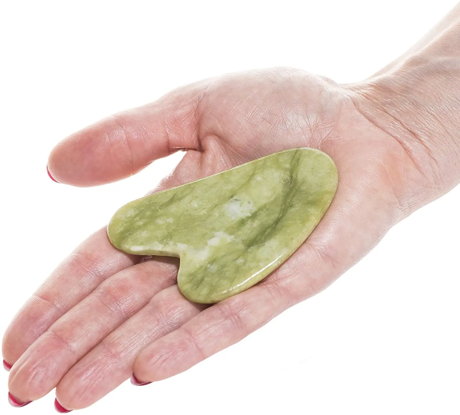 Green Jade Guasha Green Custom Facial Body Scraping Massage Tool Green Jade Gua Sha Guasha Board
