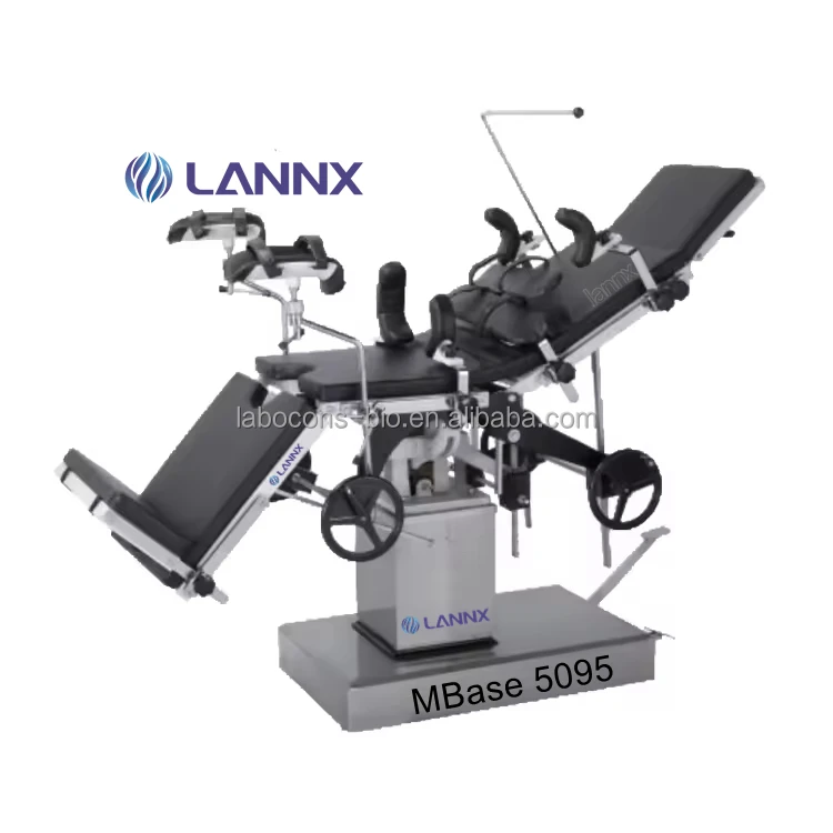 LANNX MBase 5095 Medical equipments Operating Table with Accessories Orthopedic Leg Support hospital beds manual surgical bed