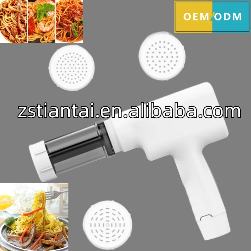 Portable electric noodle pasta makers small spaghetti noodle maker gun handheld wireless charging mini pasta maker