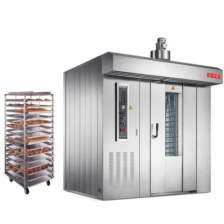 Big Capacity 50kg Roaster Industrial Double Triple Rack Used Gas Electric Convetion Rotary Oven Burner Oil Heater In Malaysia