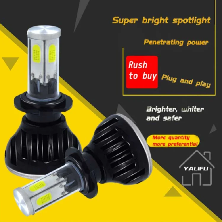 Factory wholesale G5 80w led headlight H8/H9/H11 4-side led modified bulb 6500K 8000LM  auto led headlight for all car