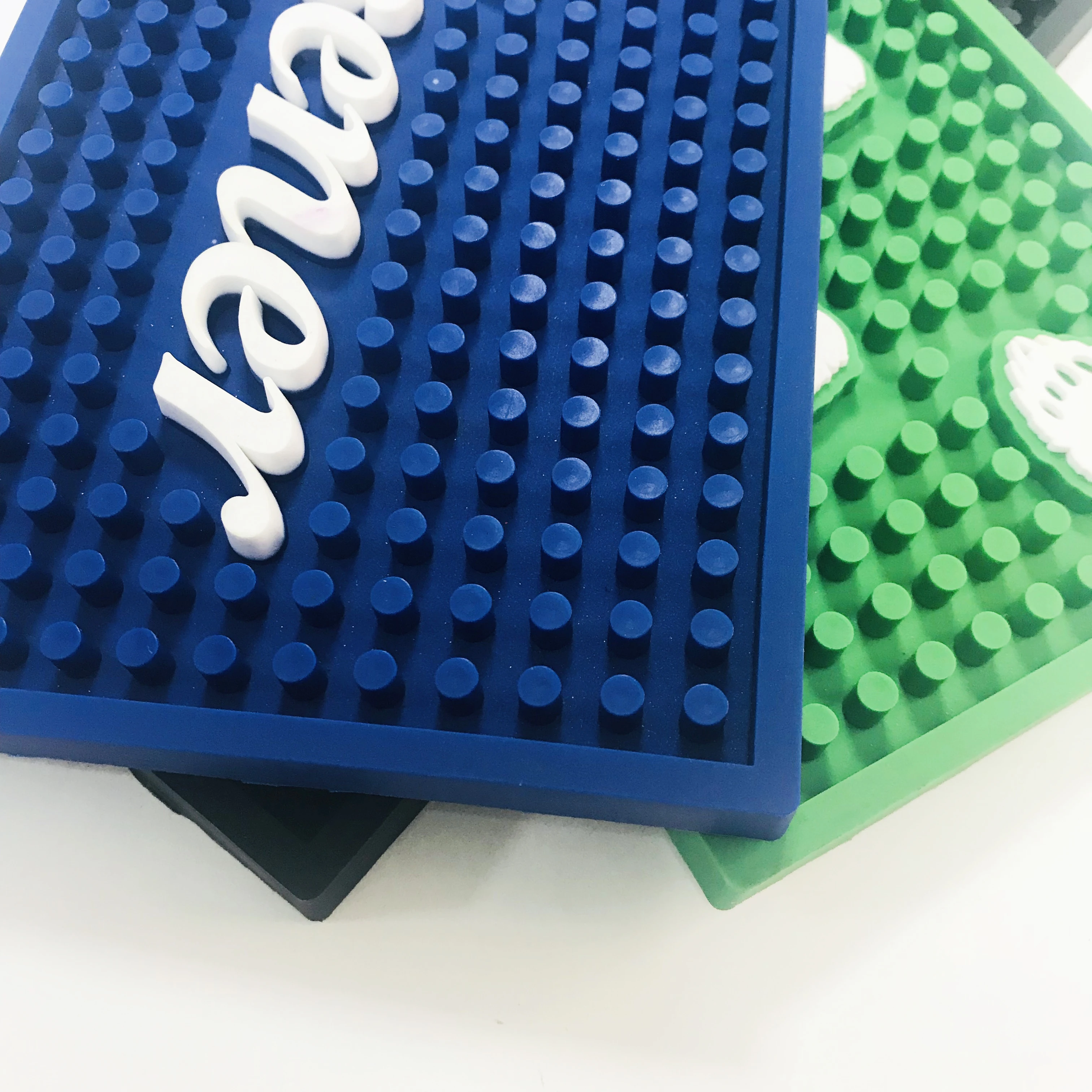 custom personalized rubber bar spill mat