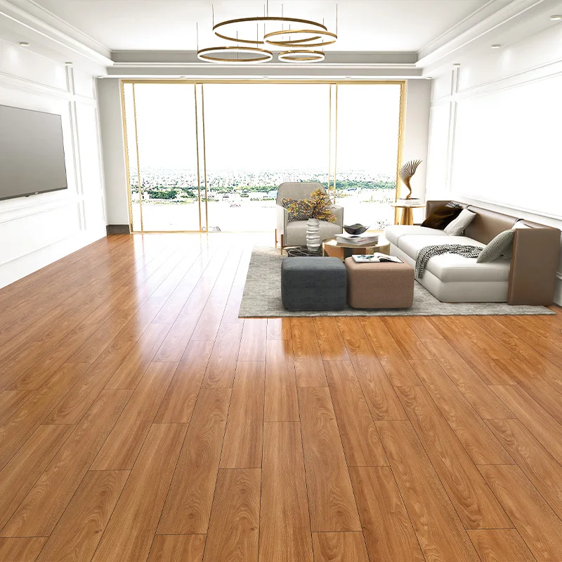 1.8mm Fireproof Self Adhesive Tiles Wood Grain LVT Luxury Vinyl Tile Water Based Glue PVC Sheet Plastic Flooring