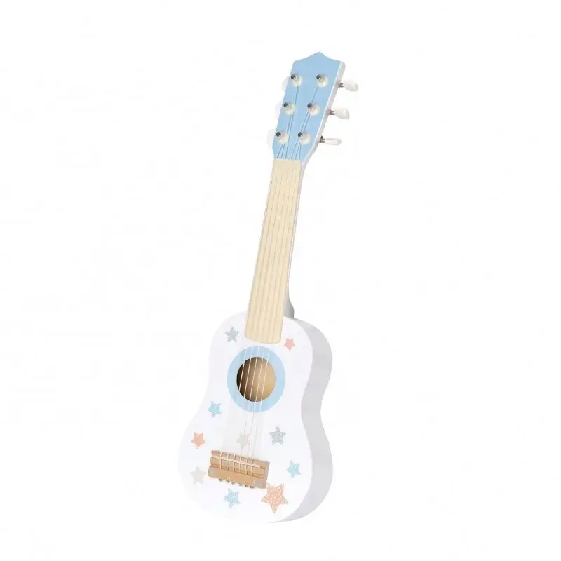 Children Educational Play toy guitar Baby Wooden Musical Instrument Set Toy kid mini guitar toy