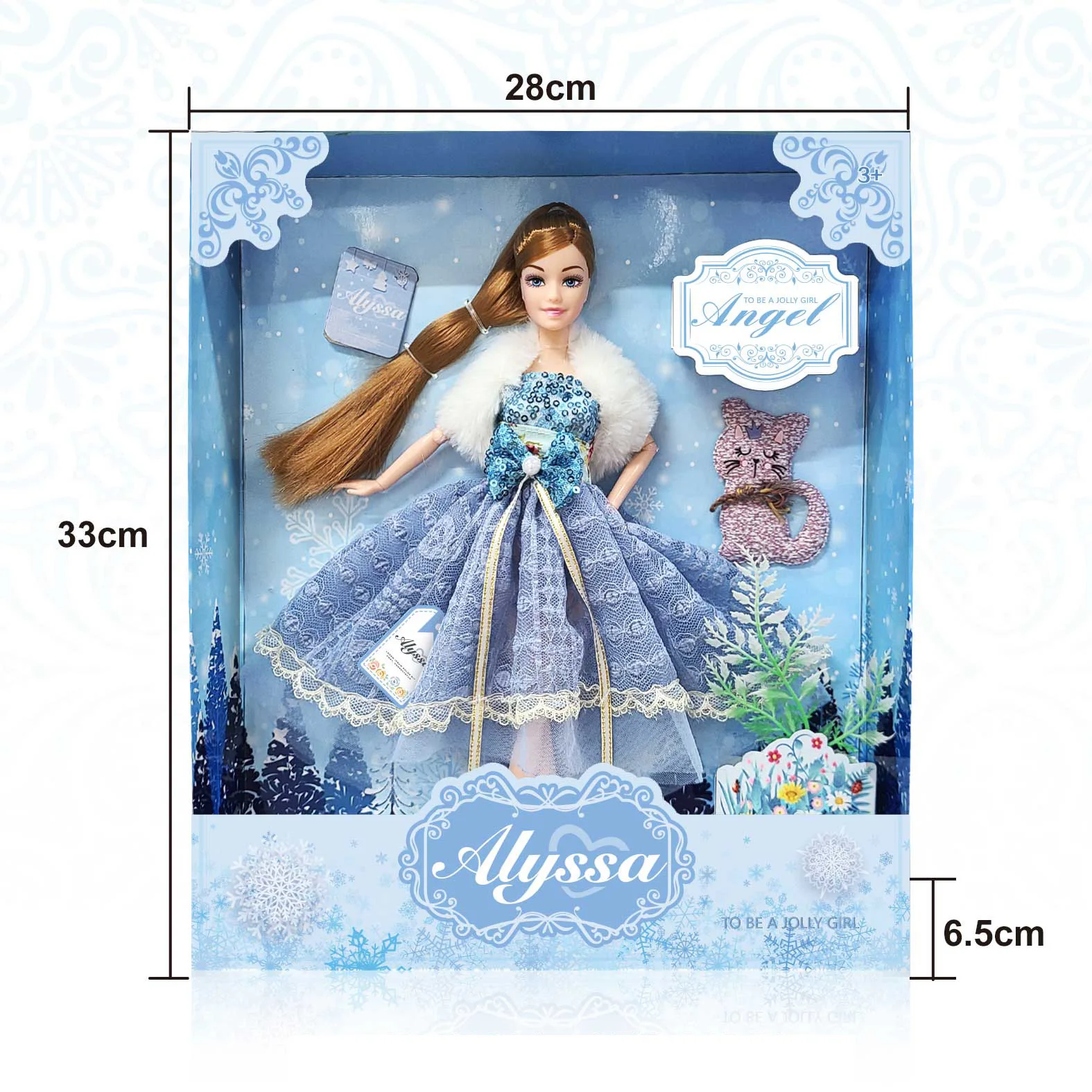 Best Selling Products 2024 Novelty 11.5 Inch Girl Model Joint Winter Clothes With Accessories Princess Dress Girl Doll