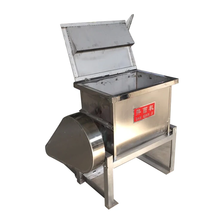 Small Commercial Electric Multi-function Horizontal Automatic Food Flour Powder Mixer Flour Mixing Machine