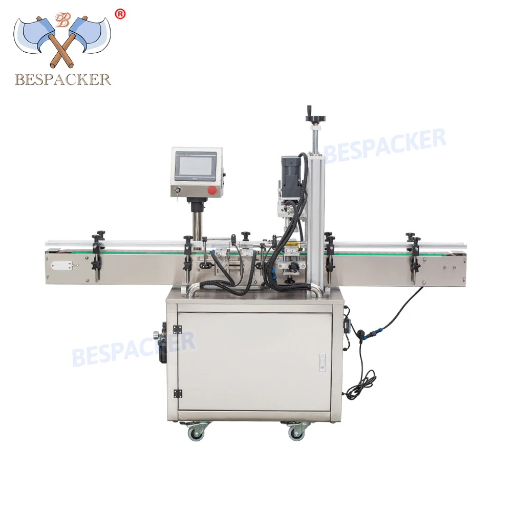 YL-F Automatic Dropper Glass Vial Bottle Screw Spray Pump Head Round Bottle Jar Capping Machines