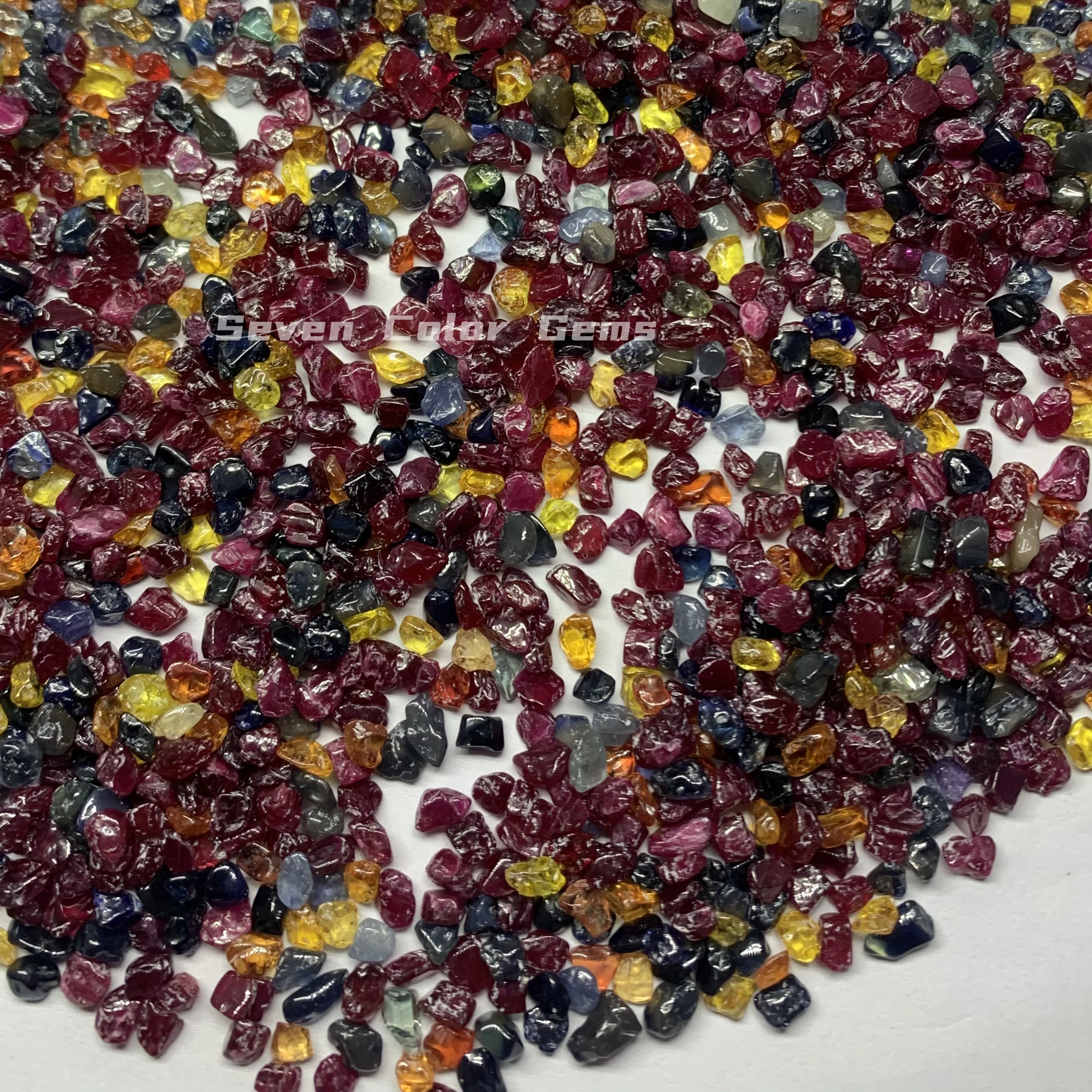 2-3mm Natural rough blue sapphire gem rough top quality natural blue sapphire stone raw rough loose gemstone